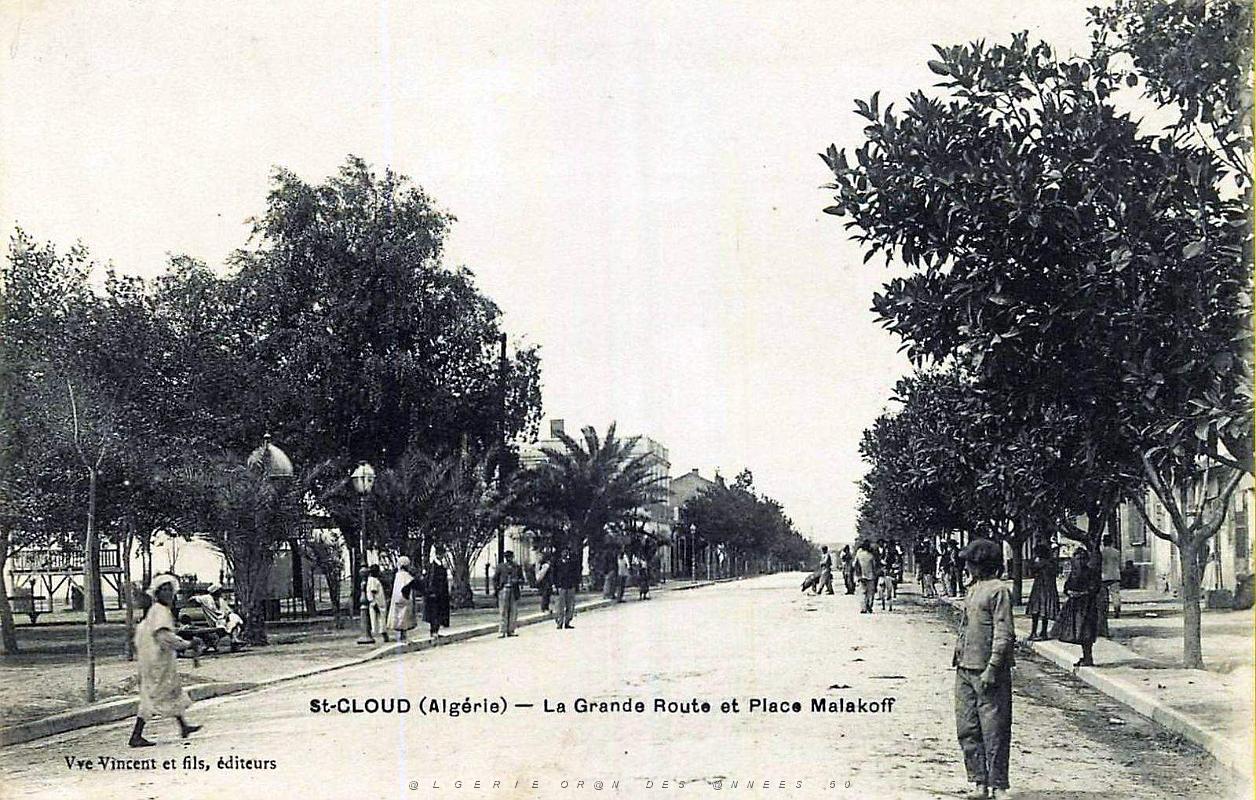 751- Saint Cloud - La Grande Route et la Place Malakoff.jpg
